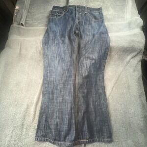 Levis Red Collection Jeans Mens 38x30 Blue Bootcut Dark Wash Denim Pant button p